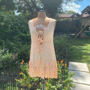 On The Road Peach Sundress